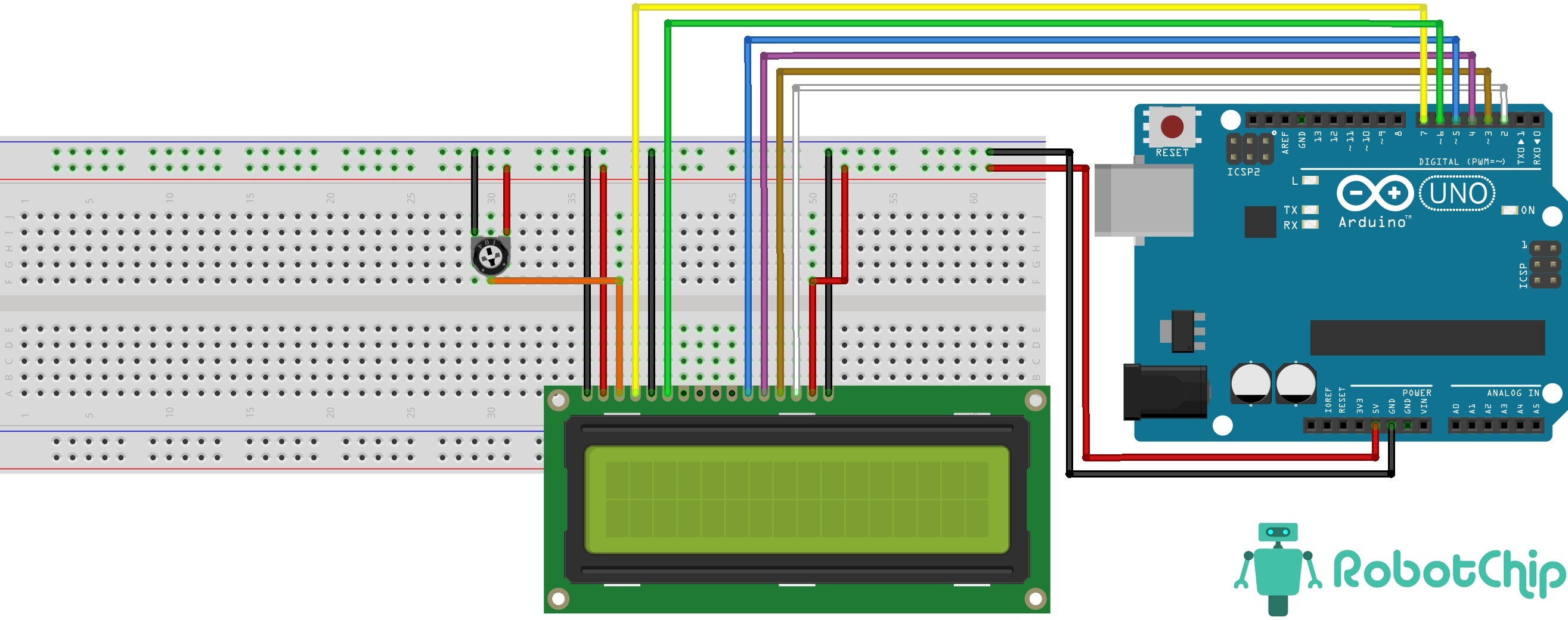  LCD 1602A LCD1602A RobotChip