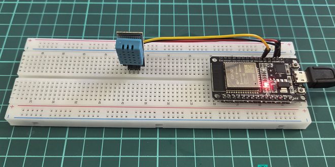 Подключение датчика DHT11, DHT22 к ESP32